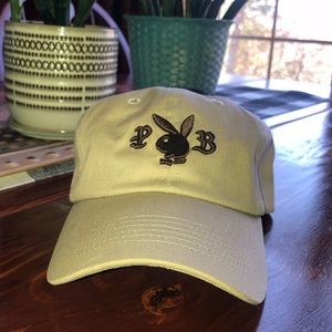 Tan ball cap hat Playboy NWOT men’s dad hat